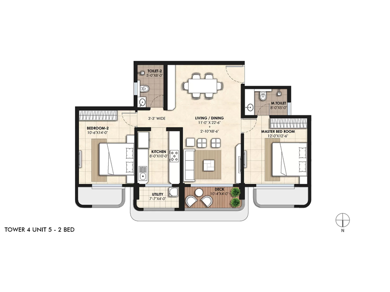 Floor plan of ANP Pune &mdash; photo gallery, images, brochure, amenities, cost sheet, price breakup, availability details, RERA number, RERA certificate, possession date, layout plan, logo, floor plan, master plan, and location map showcasing project highlights and features.