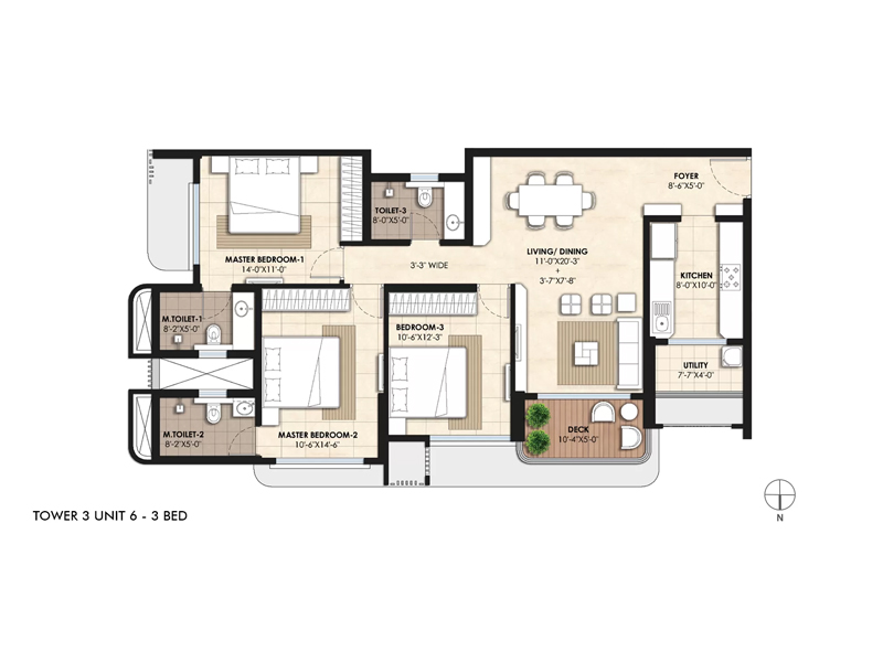 Floor plan of ANP Pune &mdash; photo gallery, images, brochure, amenities, cost sheet, price breakup, availability details, RERA number, RERA certificate, possession date, layout plan, logo, floor plan, master plan, and location map showcasing project highlights and features.