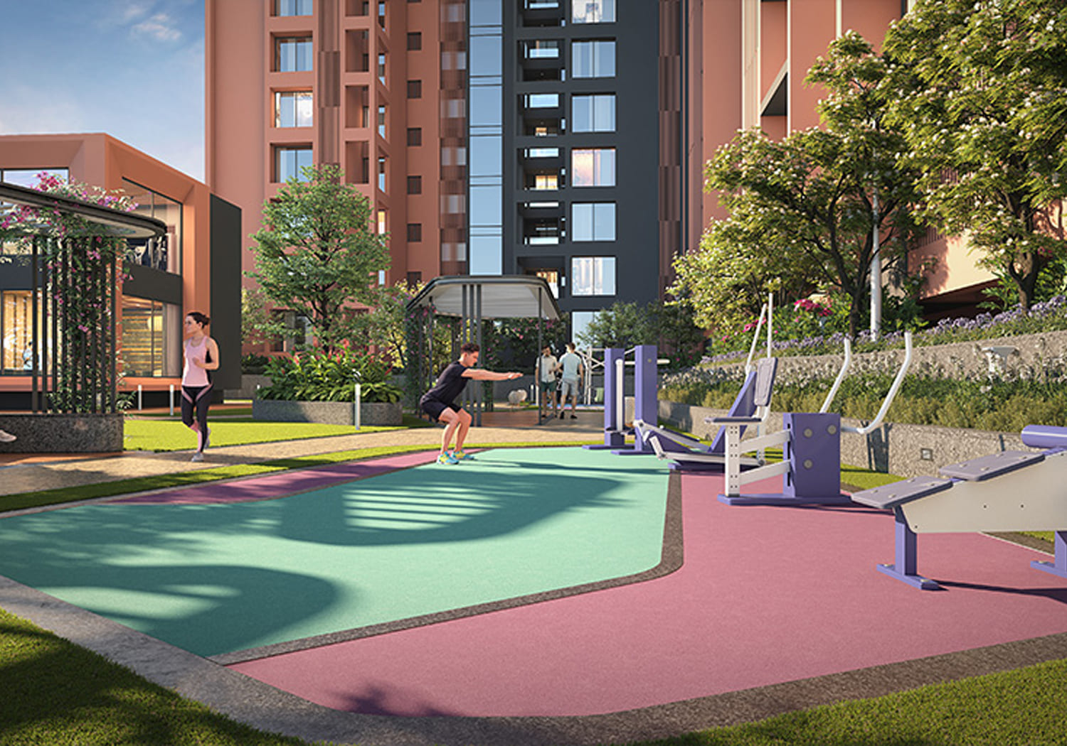 Exterior view of ANP Pune &mdash; photo gallery, images, brochure, amenities, cost sheet, price breakup, availability details, RERA number, RERA certificate, possession date, layout plan, logo, floor plan, master plan, and location map showcasing project highlights and features.